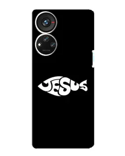 Чохол для ZTE Blade V40s з картинкою «Риба  Jesus»