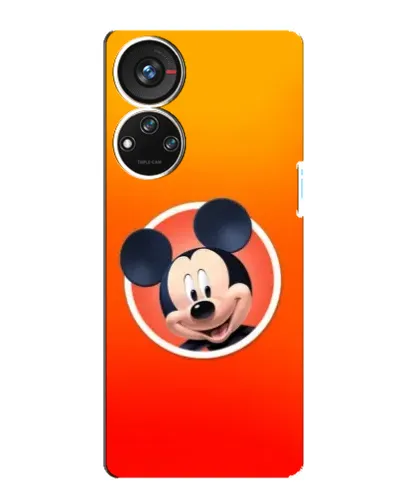 Чехол для ZTE Blade V40s с картинкой «Mickey в круге»
