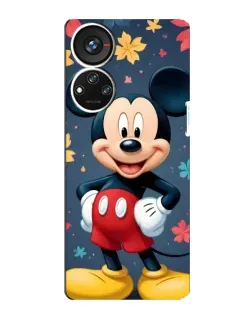 Чехол для ZTE Blade V40s с картинкой «Осенний Mickey Mouse»