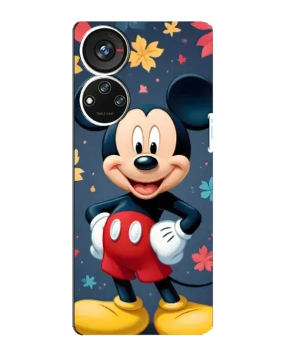 Чехол для ZTE Blade V40s с картинкой «Осенний Mickey Mouse»