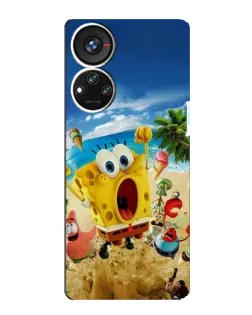 Чехол для ZTE Blade V40s с картинкой «Развлечения на пляже»