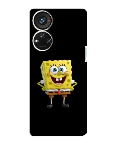Чехол для ZTE Blade V40s с картинкой «Классический Губка Боб»