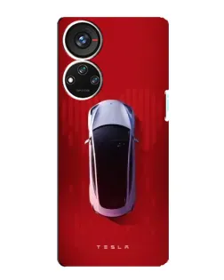 Чехол для ZTE Blade V40s с картинкой «Tesla Top View» Чехол для ZTE Blade V40s с картинкой «Tesla Top View»