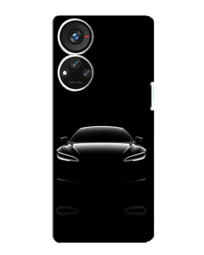 Чехол для ZTE Blade V40s с картинкой «Силуэт Tesla Night» Чехол для ZTE Blade V40s с картинкой «Силуэт Tesla Night»