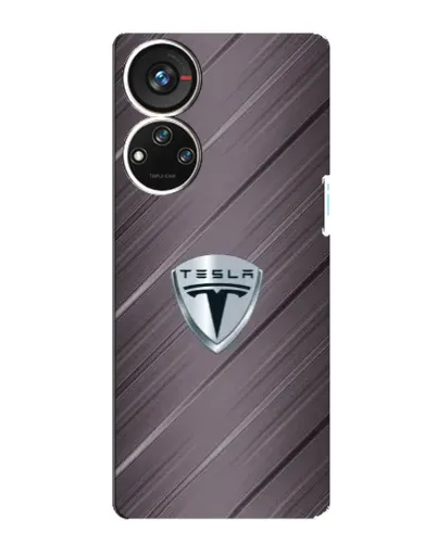Чехол для ZTE Blade V40s с картинкой «Металлическая текстура Tesla» Чехол для ZTE Blade V40s с картинкой «Металлическая текстура Tesla»