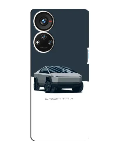 Чехол для ZTE Blade V40s с картинкой «Серебристый Cybertruck Tesla» Чехол для ZTE Blade V40s с картинкой «Серебристый Cybertruck Tesla»