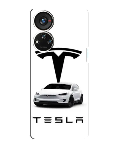 Чехол для ZTE Blade V40s с картинкой «Tesla White Style» Чехол для ZTE Blade V40s с картинкой «Tesla White Style»
