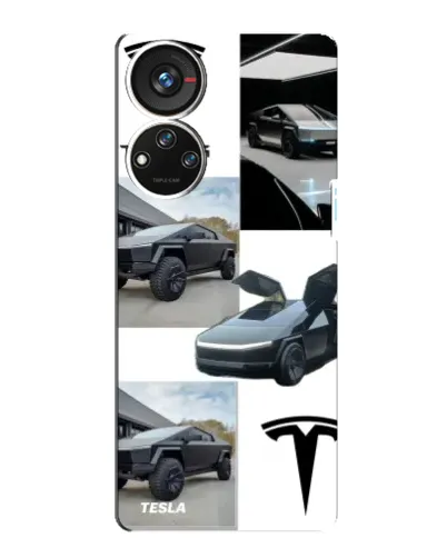 Чехол для ZTE Blade V40s с картинкой «Коллаж Cybertruck Tesla» Чехол для ZTE Blade V40s с картинкой «Коллаж Cybertruck Tesla»