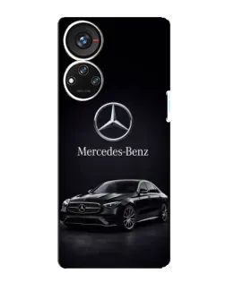 Чехол для ZTE Blade V40s с картинкой «Mercedes — решетка радиатора»