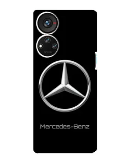 Чехол для ZTE Blade V40s с картинкой «Mercedes Silver Logo»