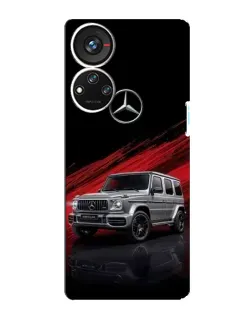 Чехол для ZTE Blade V40s с картинкой «Mercedes G-Class красный»