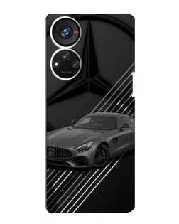 Чехол для ZTE Blade V40s с картинкой «Mercedes AMG — графика»