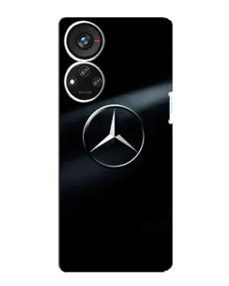Чохол для ZTE Blade V40s з картинкою «Mercedes на металі» Чохол для ZTE Blade V40s з картинкою «Mercedes на металі»