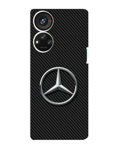 Чохол для ZTE Blade V40s з картинкою «Карбоновий Mercedes стиль» Чохол для ZTE Blade V40s з картинкою «Карбоновий Mercedes стиль»
