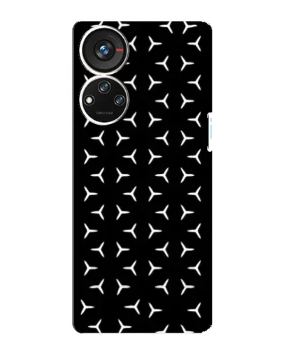 Чохол для ZTE Blade V40s з картинкою «Mercedes паттерн зірок» Чохол для ZTE Blade V40s з картинкою «Mercedes паттерн зірок»