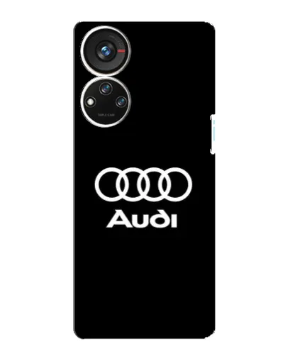 Чехол для ZTE Blade V40s с картинкой «Классическое лого Audi»