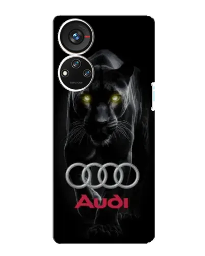 Чехол для ZTE Blade V40s с картинкой «Пантера и Audi»