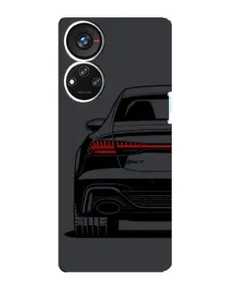 Чехол для ZTE Blade V40s с картинкой «Задняя часть Audi — арт»