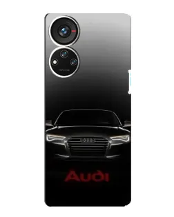 Чехол для ZTE Blade V40s с картинкой «Audi — градиентный контур»