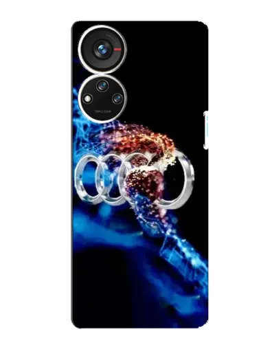 Чехол для ZTE Blade V40s с картинкой «Энергия лого Audi»