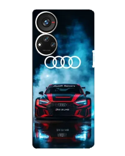Чехол для ZTE Blade V40s с картинкой «Audi Sport — неон»