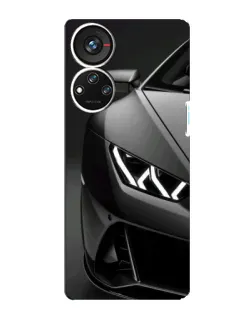 Чехол для ZTE Blade V40s с картинкой «Lamborghini фары детализация»