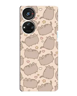 Чехол для ZTE Blade V40s с картинкой «Маленькие Пушины»