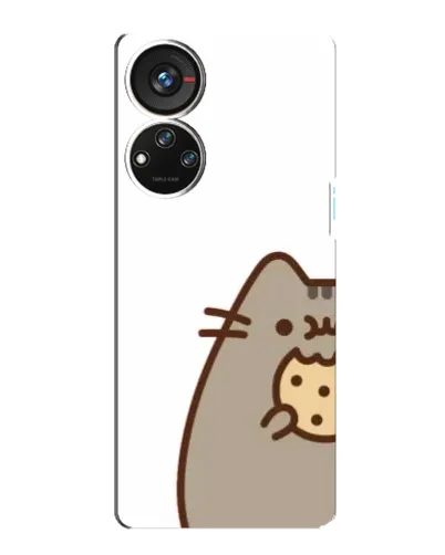 Чехол для ZTE Blade V40s с картинкой «Пушин с печеньем»