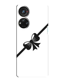 Чохол для ZTE Blade V40s з картинкою «Діагональний бант»