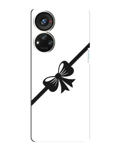 Чохол для ZTE Blade V40s з картинкою «Діагональний бант»