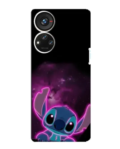 Чехол для ZTE Blade V40s с картинкой «Неоновый Stitch»