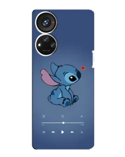 Чехол для ZTE Blade V40s с картинкой «Музыкальный Stitch» Чехол для ZTE Blade V40s с картинкой «Музыкальный Stitch»