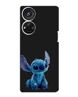 Чехол для ZTE Blade V40s с картинкой «Стич на черном» Чехол для ZTE Blade V40s с картинкой «Стич на черном»