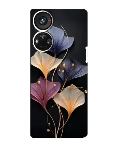 Чохол для ZTE Blade V40s з картинкою «Лілові квіти грації» Чохол для ZTE Blade V40s з картинкою «Лілові квіти грації»