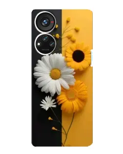 Чохол для ZTE Blade V40s з картинкою «Соняшник та ромашка» Чохол для ZTE Blade V40s з картинкою «Соняшник та ромашка»