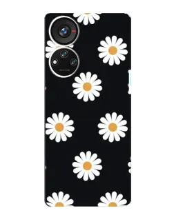 Чохол для ZTE Blade V40s з картинкою «Ромашки на чорному» Чохол для ZTE Blade V40s з картинкою «Ромашки на чорному»