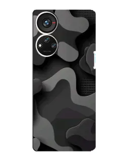 Чохол для ZTE Blade V40s з картинкою «Темний абстрактний камуфляж» Чохол для ZTE Blade V40s з картинкою «Темний абстрактний камуфляж»