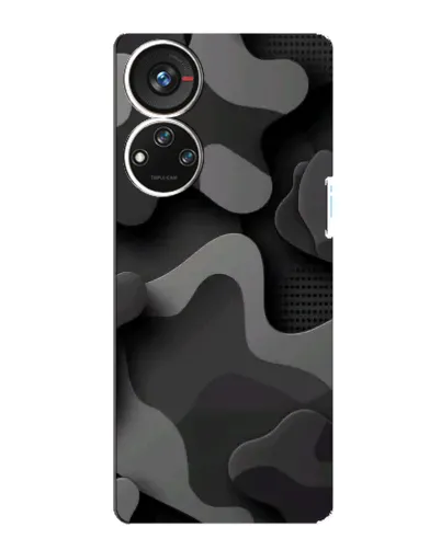 Чохол для ZTE Blade V40s з картинкою «Темний абстрактний камуфляж» Чохол для ZTE Blade V40s з картинкою «Темний абстрактний камуфляж»