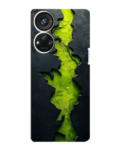 Чохол для ZTE Blade V40s з картинкою «Салатовий розлом скелі» Чохол для ZTE Blade V40s з картинкою «Салатовий розлом скелі»