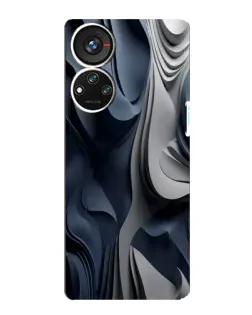 Чохол для ZTE Blade V40s з картинкою «Об'ємні сині складки» Чохол для ZTE Blade V40s з картинкою «Об'ємні сині складки»