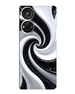 Чохол для ZTE Blade V40s з картинкою «Чорно-біла спіраль» Чохол для ZTE Blade V40s з картинкою «Чорно-біла спіраль»