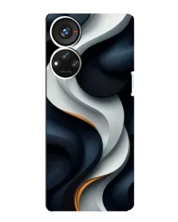 Чохол для ZTE Blade V40s з картинкою «Об'ємні чорно-білі стрічки» Чохол для ZTE Blade V40s з картинкою «Об'ємні чорно-білі стрічки»