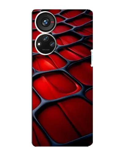 Чохол для ZTE Blade V40s з картинкою «Червона глянцева сітка» Чохол для ZTE Blade V40s з картинкою «Червона глянцева сітка»