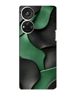 Чохол для ZTE Blade V40s з картинкою «Зелені шкіряні хвилі»