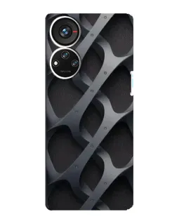 Чохол для ZTE Blade V40s з картинкою «Об'ємне сіре плетіння»