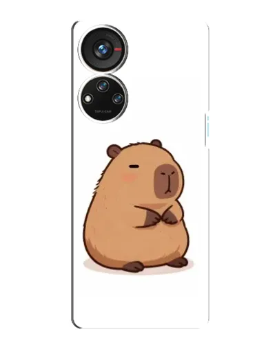 Чехол для ZTE Blade V40s с картинкой «Толстенькая капибара»