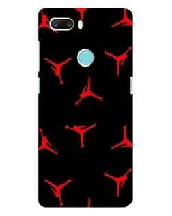 Чехол для ZTE Z18 Mini с картинкой «Jordan Red Pattern»