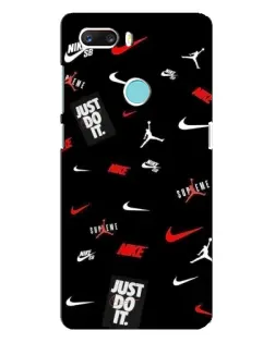 Чехол для ZTE Z18 Mini с картинкой «Nike Mix Pattern»