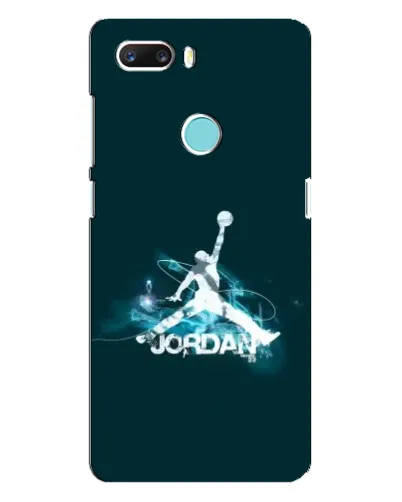Чехол для ZTE Z18 Mini с картинкой «Jordan Blue Fire»
