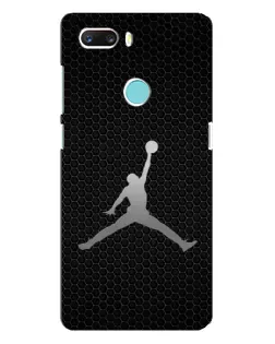 Чехол для ZTE Z18 Mini с картинкой «Jordan Dark Carbon»